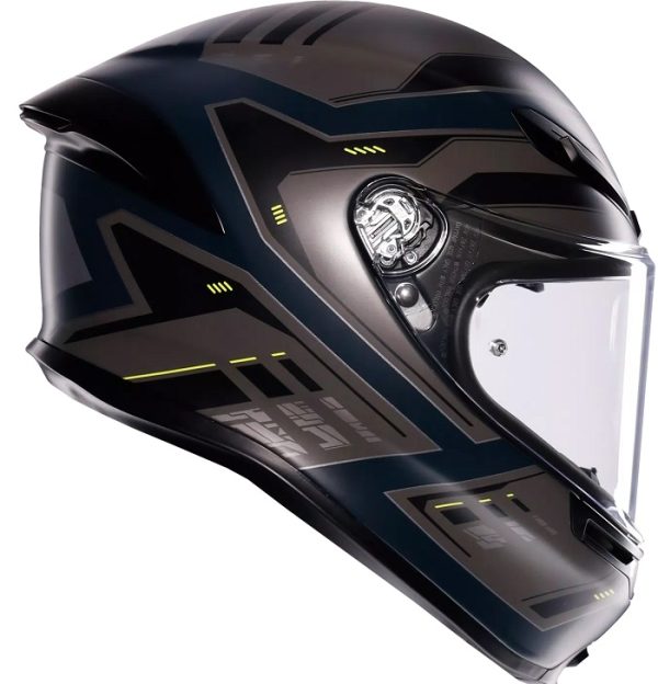ČELADA AGV K6 S ENHANCE MATT GREY YELLOW