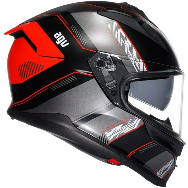 ČELADA AGV K7 KYBER MATT BLACK RED