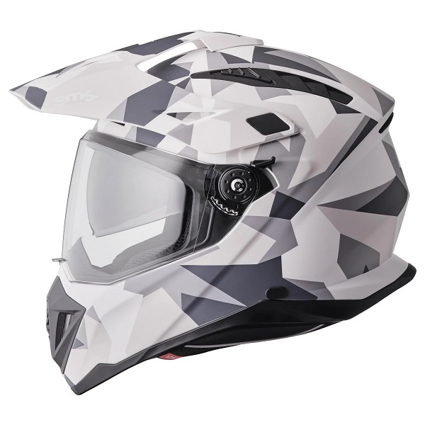 ČELADA GMS ADVENTUS CAMO MATT WHITE - slika 3