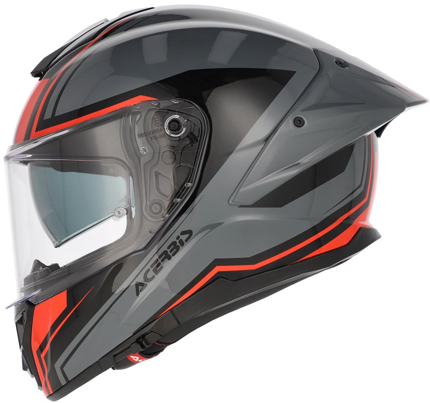 ČELADA ACERBIS TARMAK-X SIVO RDEČA