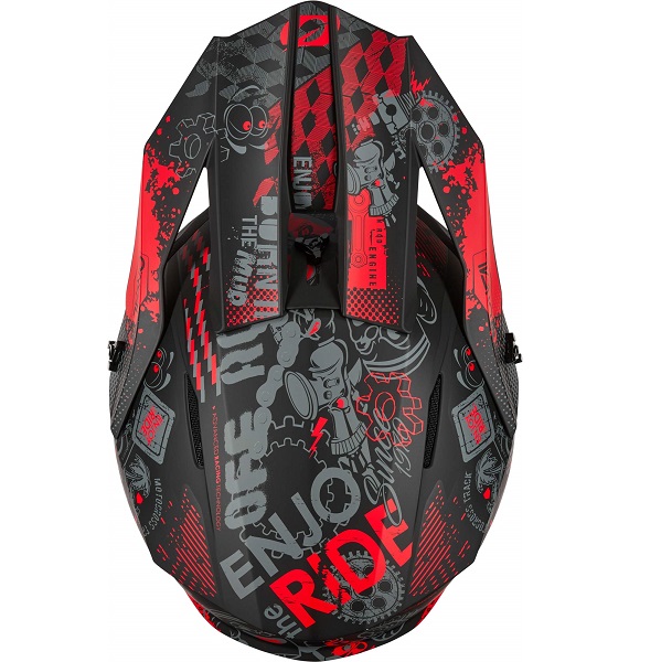 ČELADA O'NEAL 1SRS VIBRANT ČRNO RDEČA - slika 2