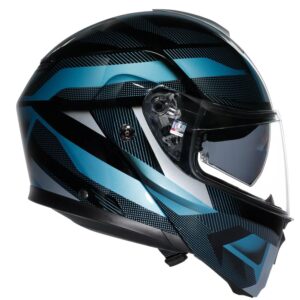 ČELADA AGV STREETMODULAR LEDRO BLUE