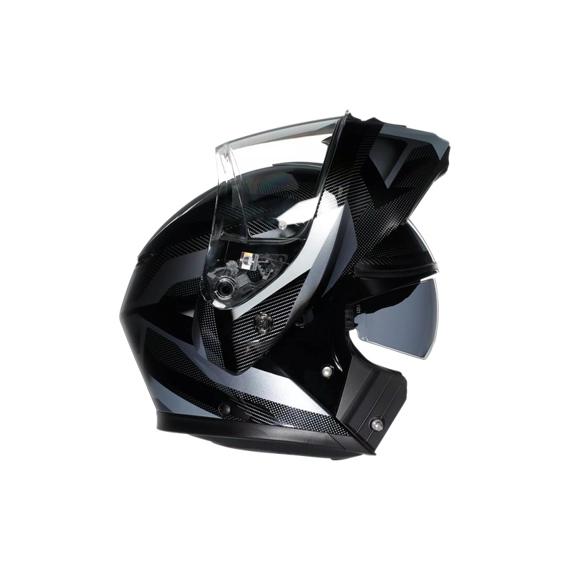 ČELADA AGV STREETMODULAR LEDRO MATT GREY BLACK - slika 2