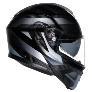 ČELADA AGV STREETMODULAR LEDRO MATT GREY BLACK