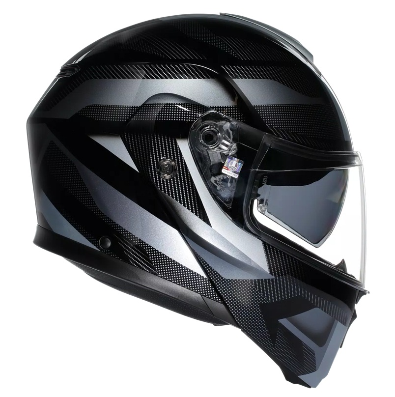 ČELADA AGV STREETMODULAR LEDRO MATT GREY BLACK