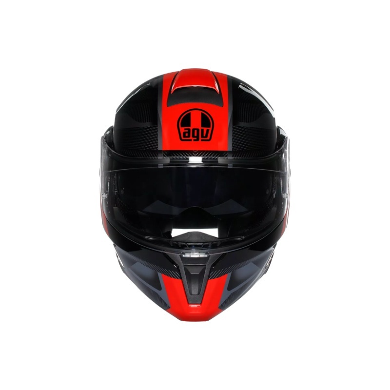 ČELADA AGV STREETMODULAR LEDRO RED - slika 3