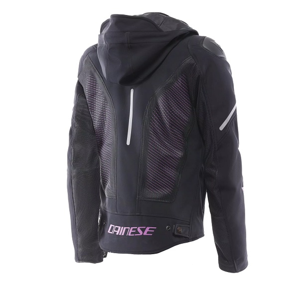 DAINESE JAKNA SUPER SPRINT AIR TEX WMN BLACK PINK VIOLA - slika 2