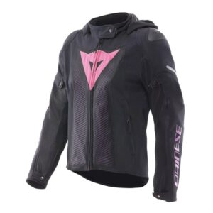 DAINESE JAKNA SUPER SPRINT AIR TEX WMN BLACK PINK VIOLA