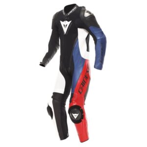 KOMBINEZON DAINESE DEMON SPRINT ČRNO BELO RDEČ